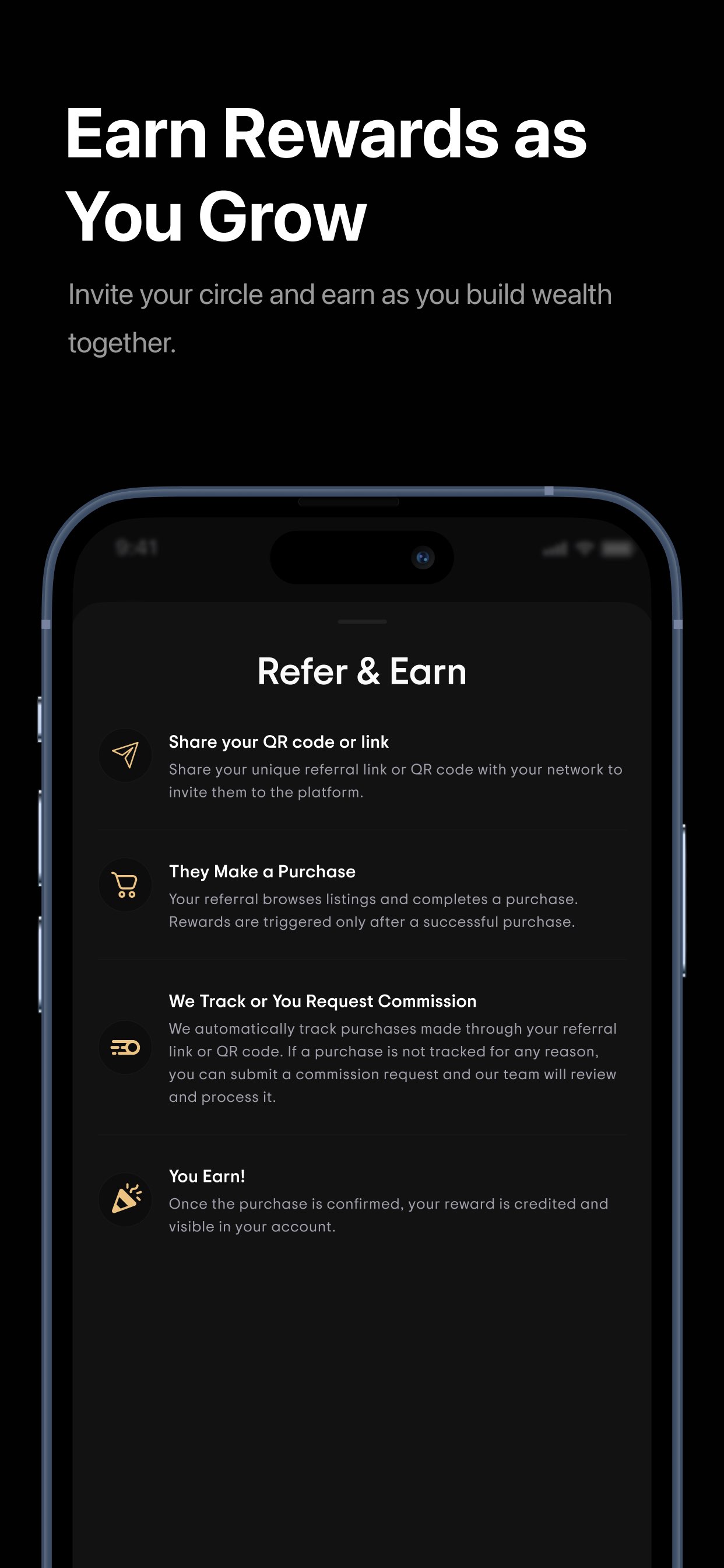 Gidi Fraction app interface showing financial workflows